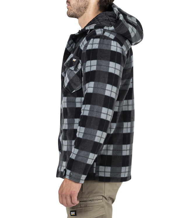 CAT Mens Active Work Jacket (1313058) Grey/Black Plaid