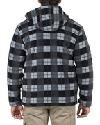 CAT Mens Active Work Jacket (1313058) Grey/Black Plaid