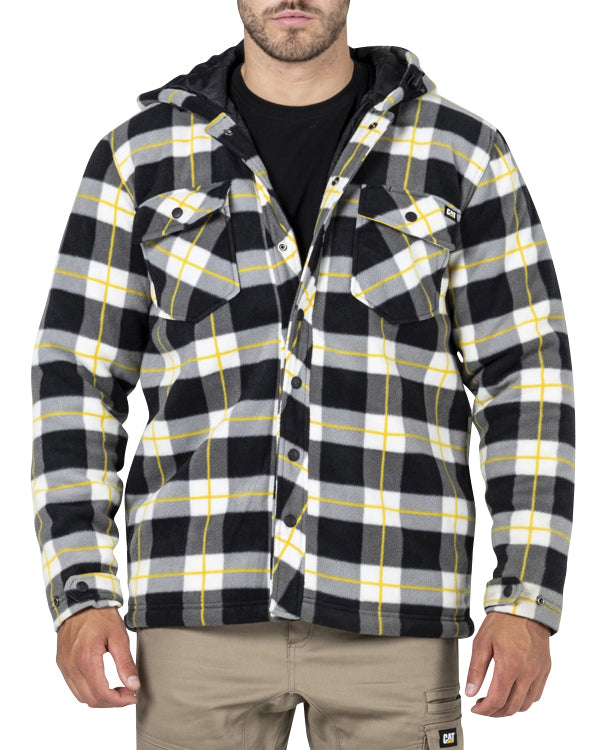 CAT Mens Active Work Jacket (1313058) Black Watch Plaid