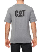 CAT Mens Trademark Tee (W05324) Dark Heather Grey 