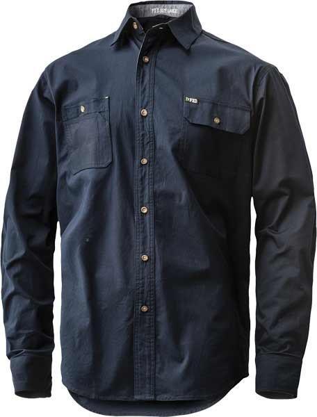 FXD Mens LSH-1 Stretch L/S Work Shirt (FX01614001) Navy