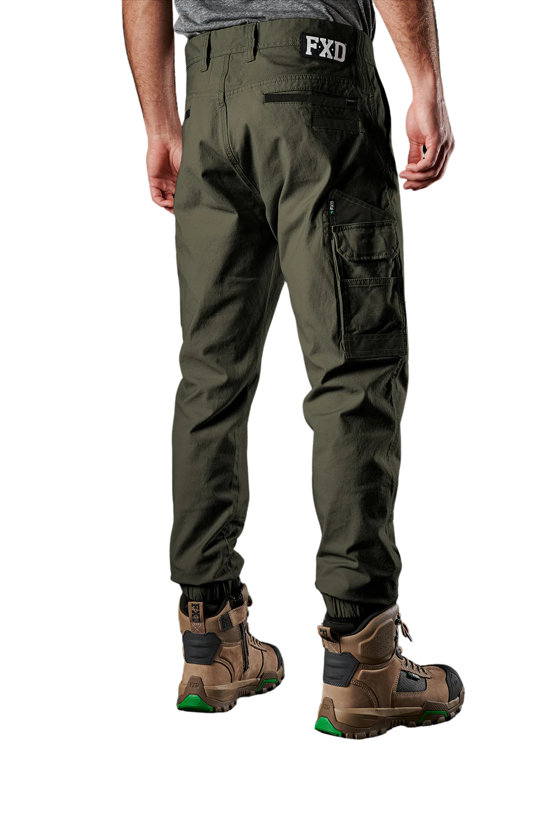 FXD Mens WP-4 Stretch Cuffed Work Pants (FX01616003) Green