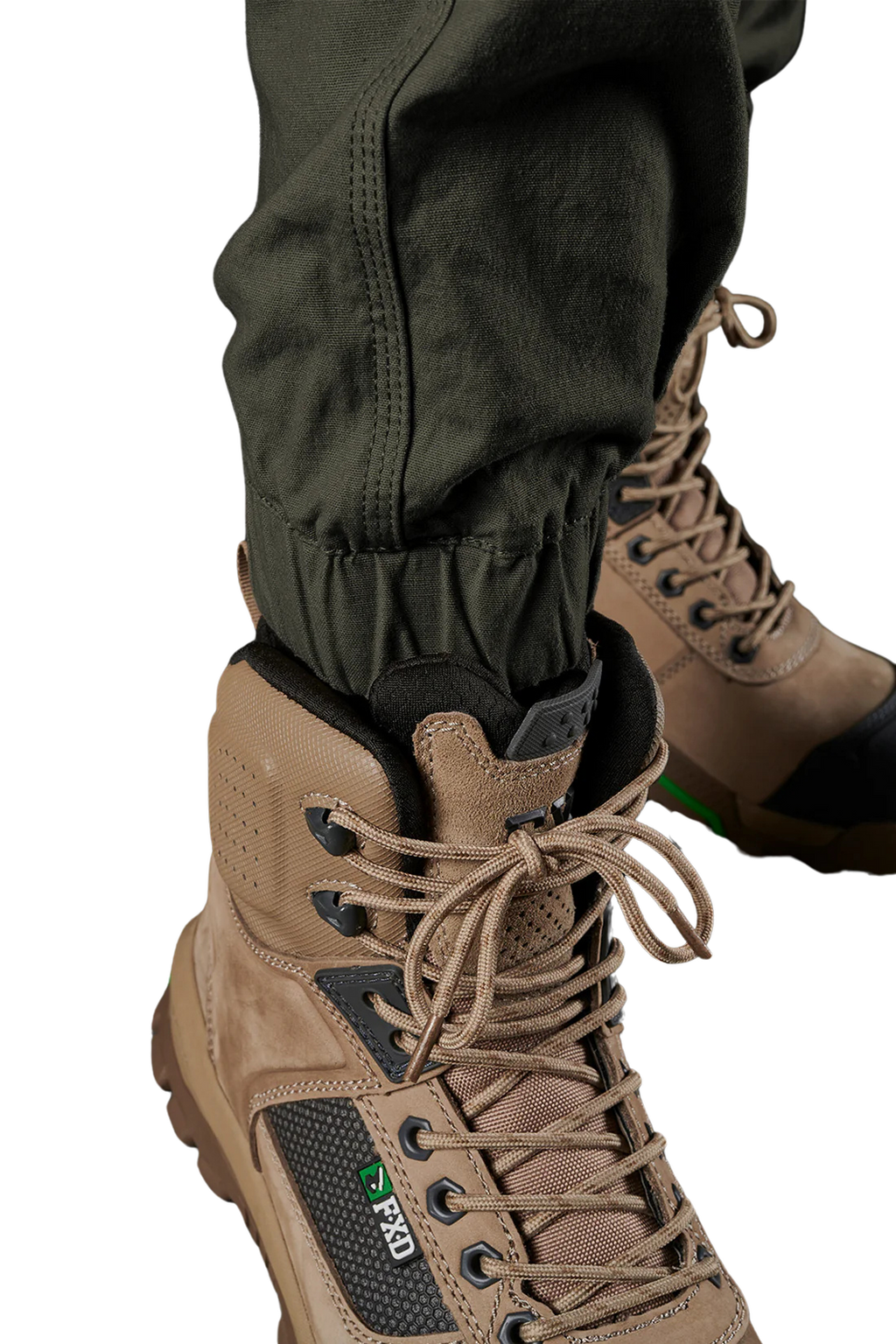 FXD Mens WP-4 Stretch Cuffed Work Pants (FX01616003) Green