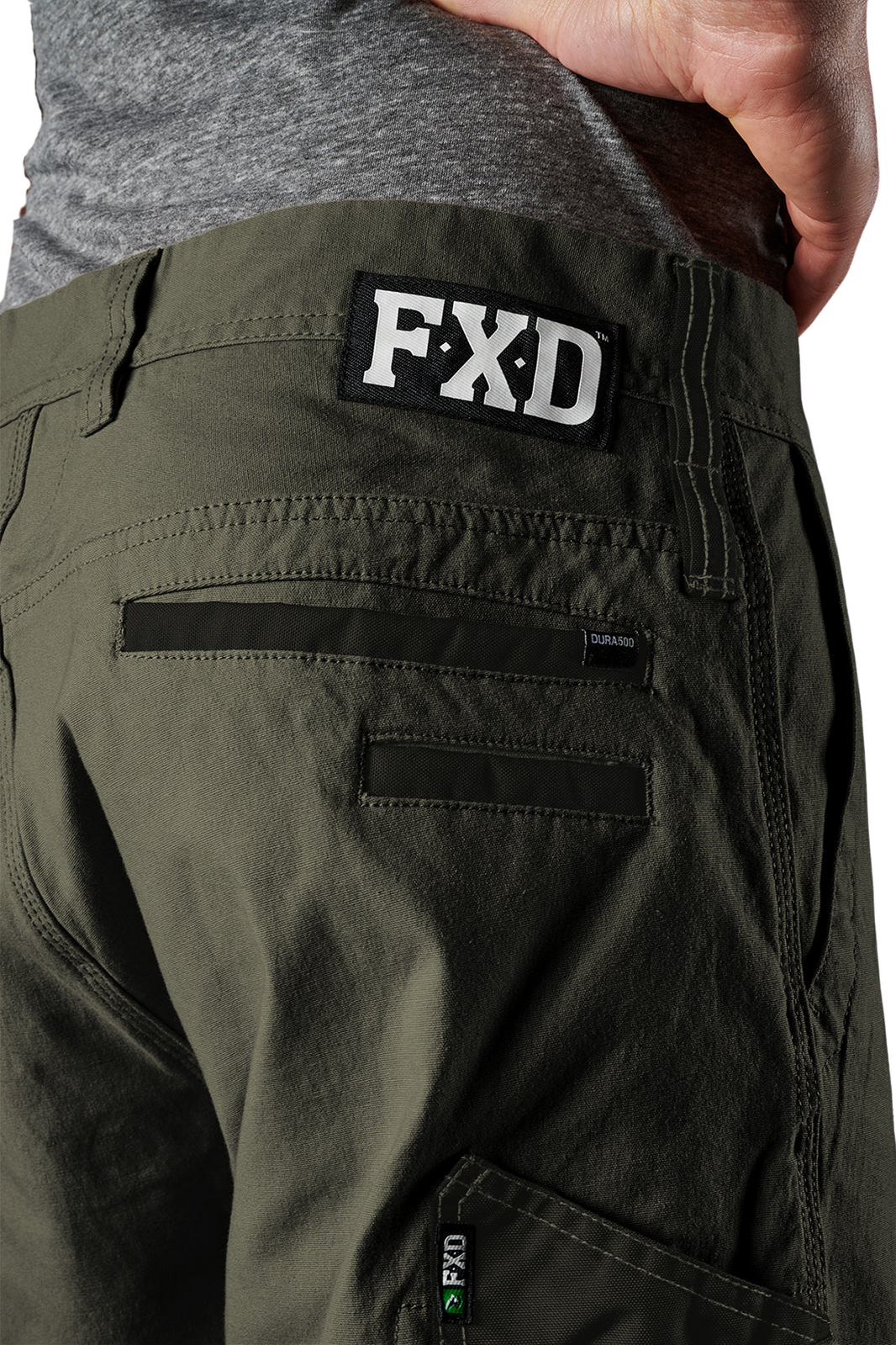 FXD Mens WP-4 Stretch Cuffed Work Pants (FX01616003) Green