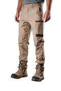 FXD Mens WP-4 Stretch Cuffed Work Pants (FX01616003) Khaki