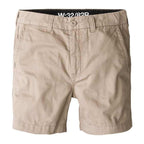 A flat lay of a pair of khaki FXD Men's WS-2 Work Shorts (FX01136005) on a white background.