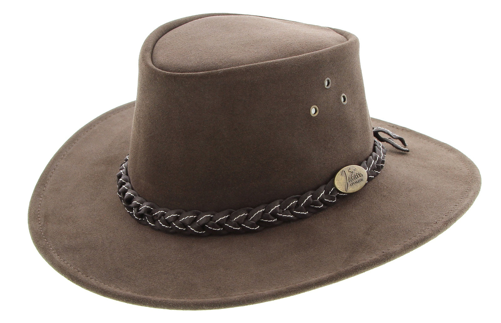 Jacaru Wallaroo Suede Hat (1007) Brown