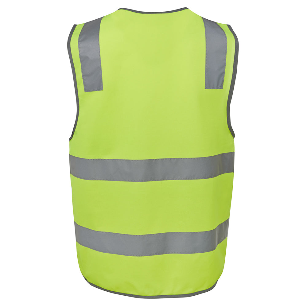 JB's Mens Hi Vis Safety Strip Vest (6DNSV) Lime [GD]