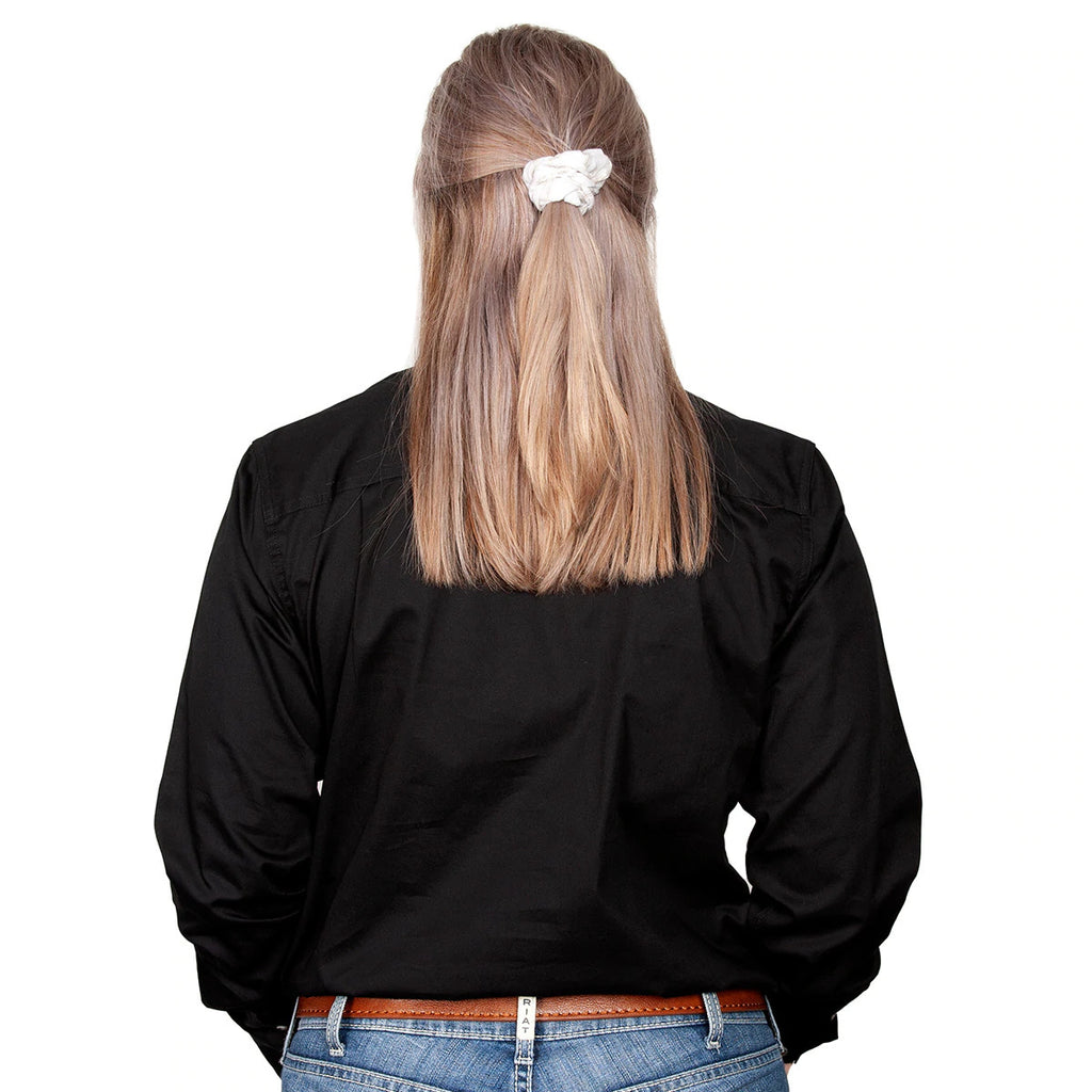 Just Country Womens Brooke Work Shirt (50502) Black