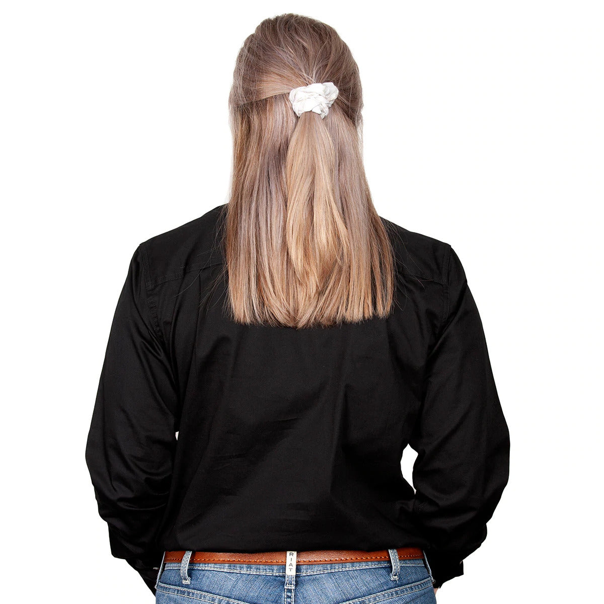Just Country Womens Brooke Work Shirt (50502) Black