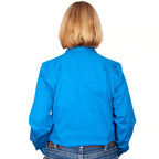 Just Country Womens Brooke Work Shirt (50502) Blue Jewel