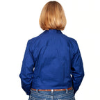 Just Country Womens Brooke Work Shirt (50502) Cobalt