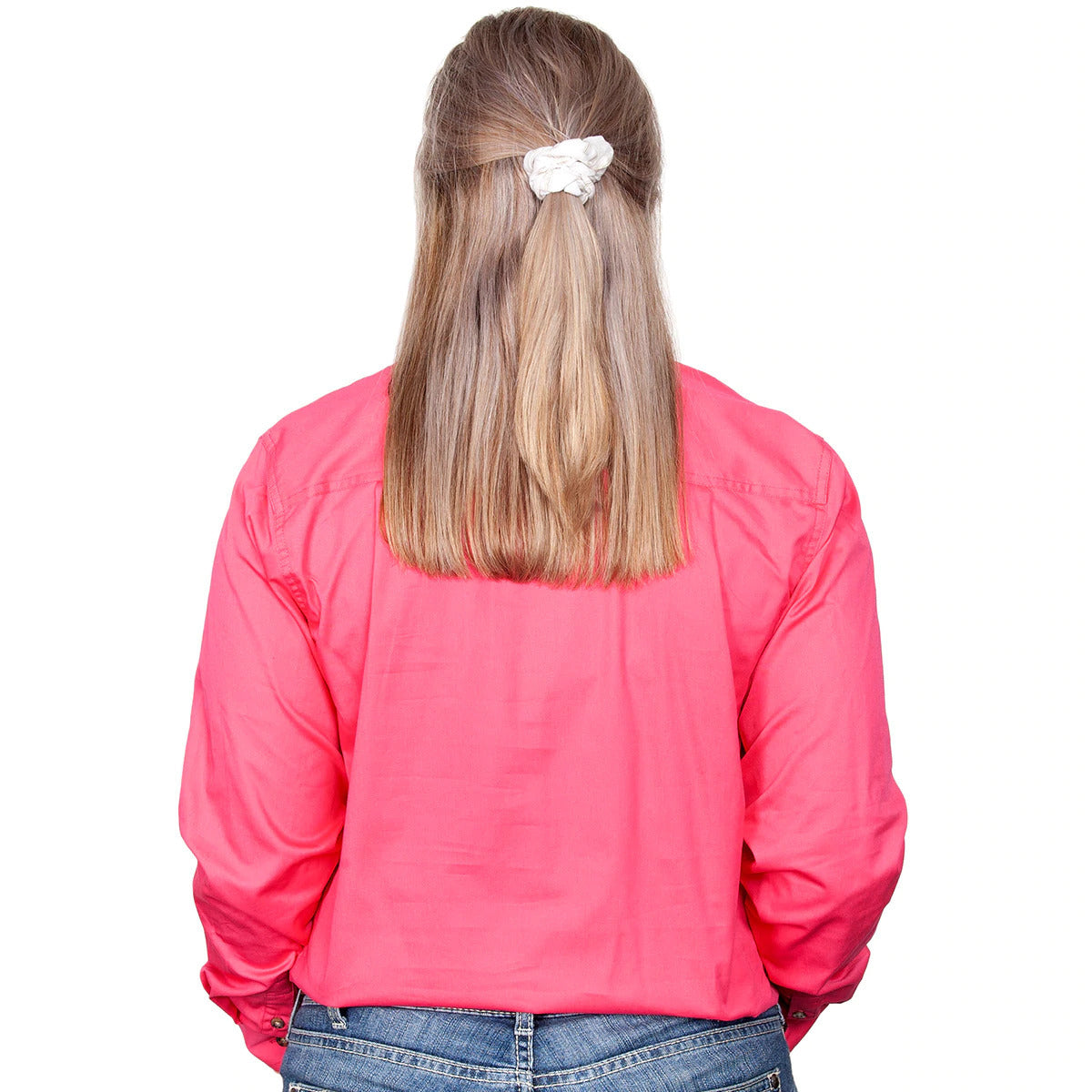 Just Country Womens Brooke Work Shirt (50502) Hot Pink