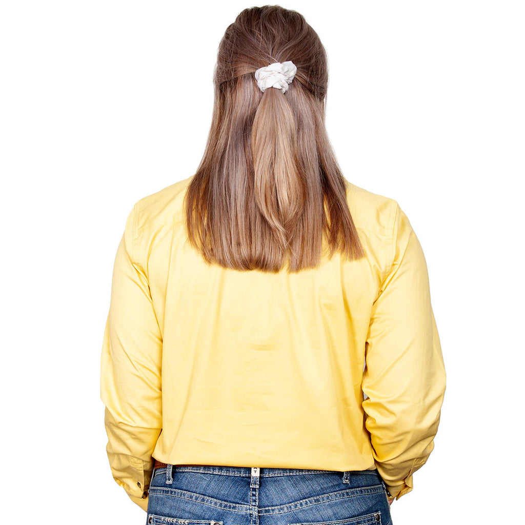 Just Country Womens Jahna Half Button Work Shirt (50505) Butter