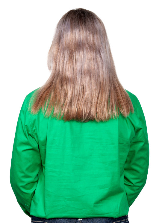 Just Country Womens Jahna Half Button Work Shirt (50505) Ivy Green