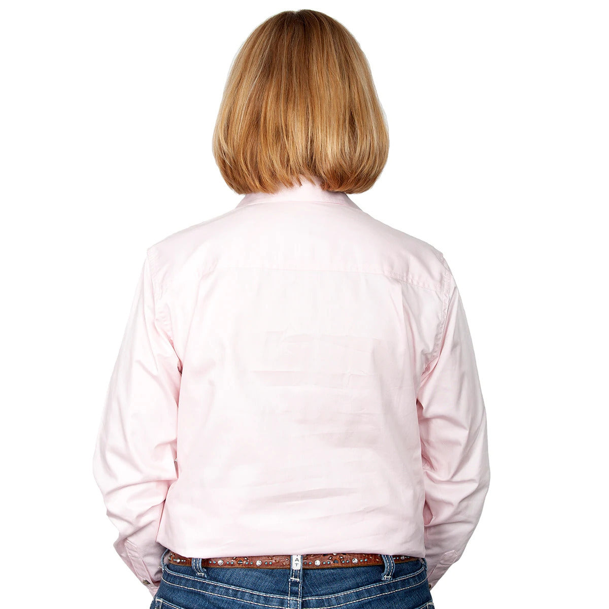Just Country Womens Jahna Half Button Work Shirt (50505) Pink