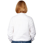 Just Country Womens Jahna Half Button Work Shirt (50505) White