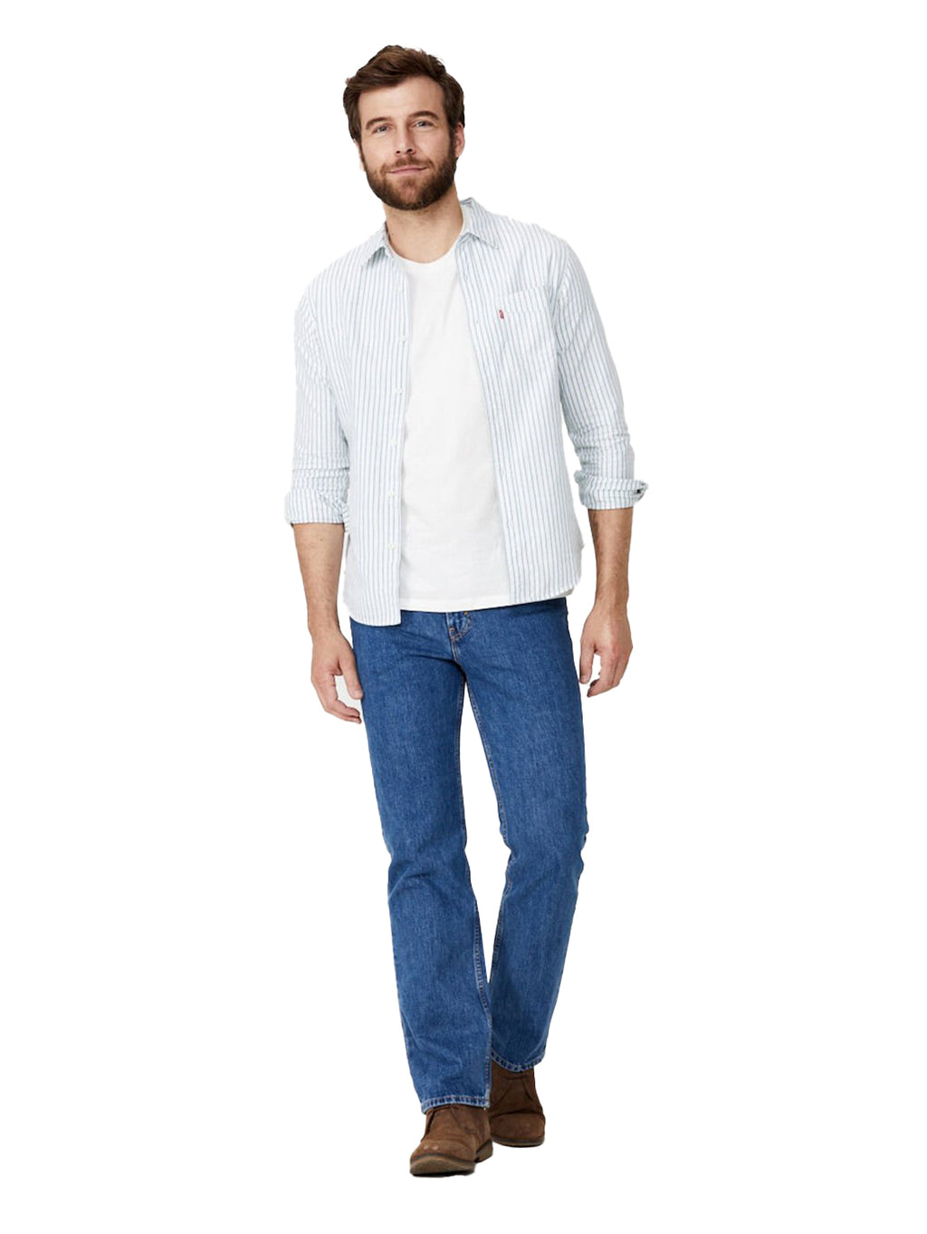 Levi's Mens 516 Straight Fit Jeans (50516-0012) Stonewash 