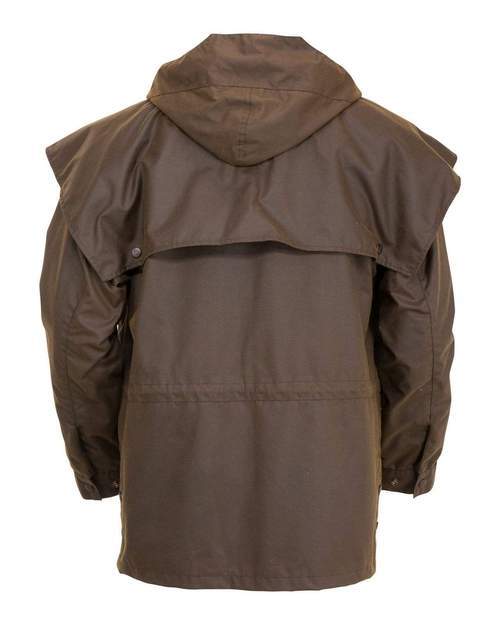 Outback Trading Mens Swagman Oilskin Jacket (2100) Brown