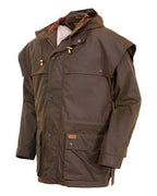 Outback Trading Mens Swagman Oilskin Jacket (2100) Brown