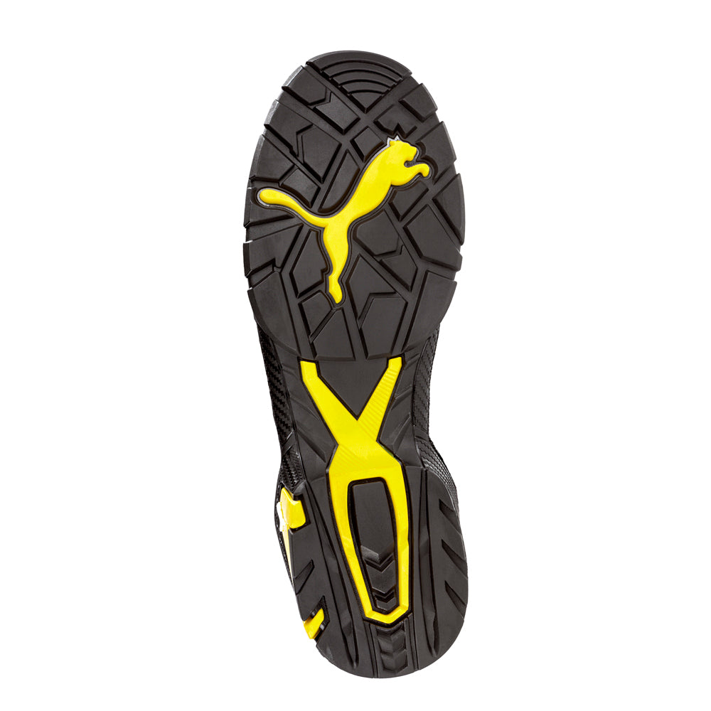 Puma Mens Amsterdam Safety Shoe (642717) Black/Yellow