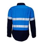 Ritemate Childrens Hi Vis Shirts with Tape (RM4050R) Blue/Navy