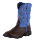 Roper Childrens Lightning Western Boots (18201233) Brown/Blue