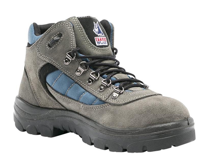 Steel Blue Mens Wagga Safety Boots (312207) Charcoal [GD]