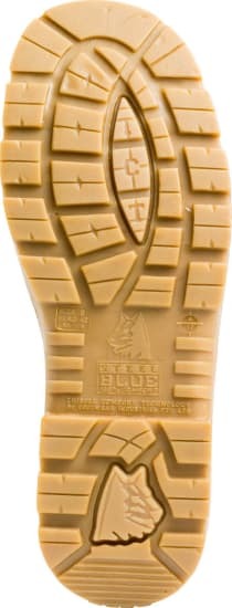 Steel Blue Mens Southern Cross Zip Safety Boots (312661) Wheat