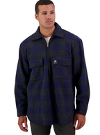 Swanndri Mens Ranger Bush L/S Shirt (SSD0107) Shadow/Navy Check