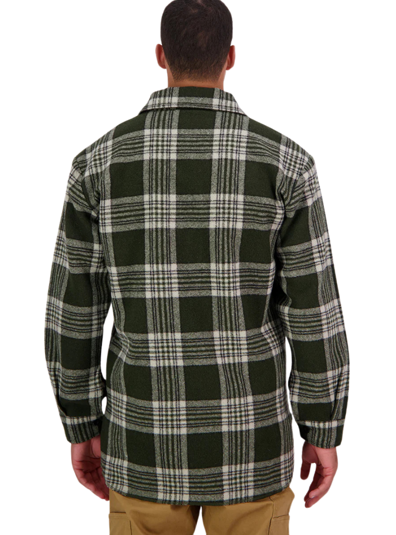 Swanndri Mens Ranger Bush L/S Shirt (SSD0107) Woodlands Check