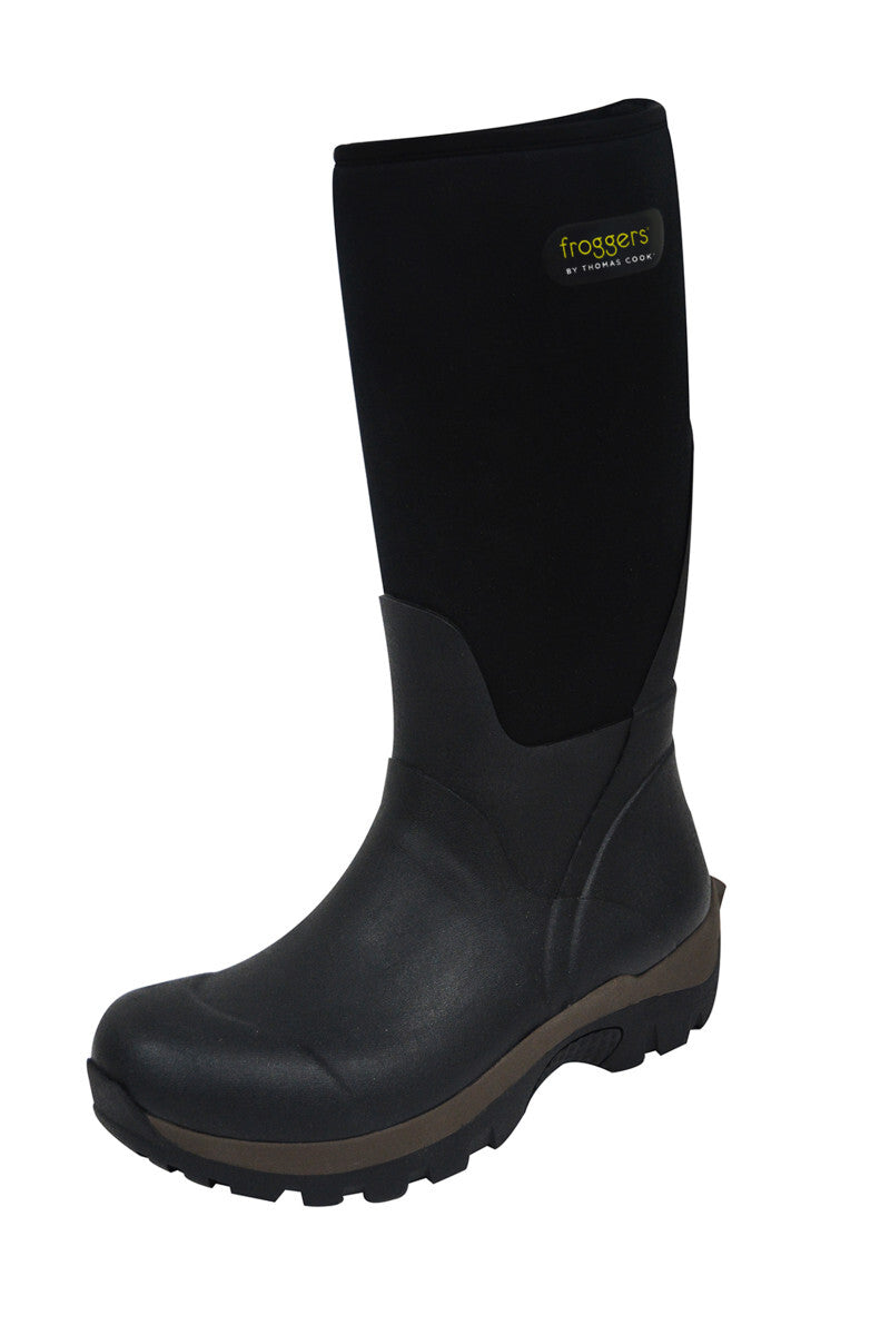 Thomas Cook Mens Froggers Long Bush Boots (TCP18130) Black