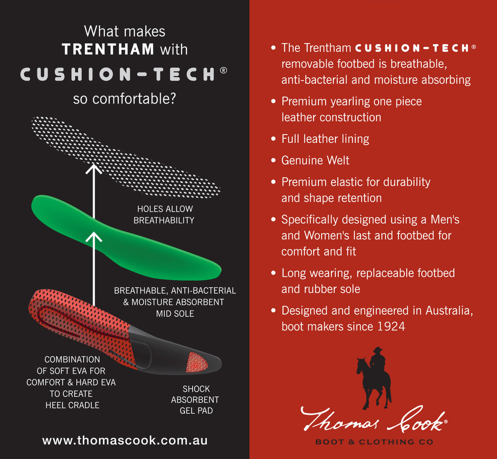 Thomas Cook Mens Trentham Cushion Tech Dress Boots (TCP18193) Black