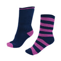 Thomas Cook Thermal Socks 2 Pack (TCP1992SOC) Purple Orchid/Navy
