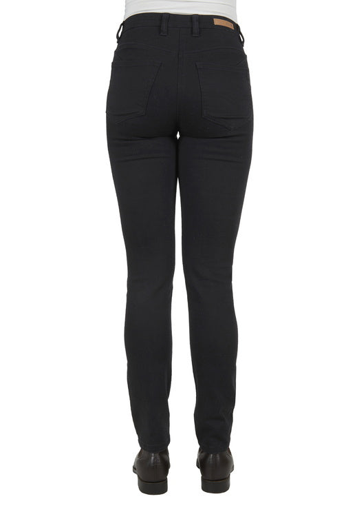 Thomas Cook Womens Suzie Slimmer Leg Wonder Jeans 32 Leg (TCP2215128) Black