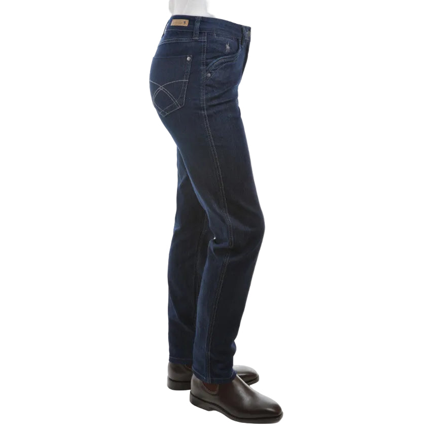 Thomas Cook Womens Lynda Slim Leg Wonder Jeans Mid-Reg-Slim (TCP2215070) Dark Blue