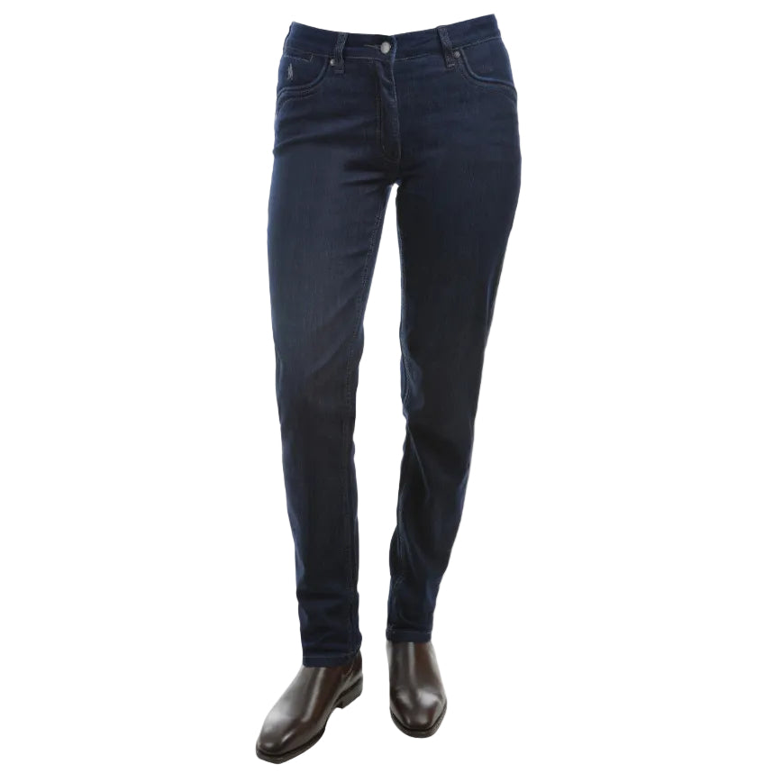 Thomas Cook Womens Lynda Slim Leg Wonder Jeans Mid-Reg-Slim (TCP2215070) Dark Blue