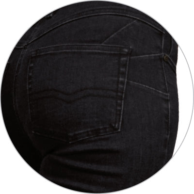 Thomas Cook Womens Lynda Slim Leg Wonder Jeans Mid-Reg-Slim (TCP2215085) Black