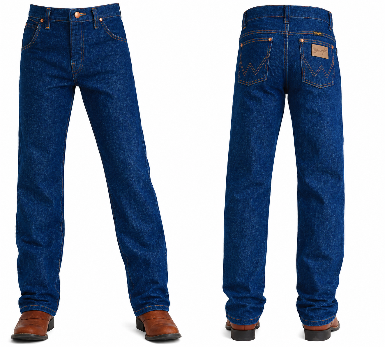 Wrangler Boys Junior Original ProRodeo Regular Fit Jeans (13MWZJPREG) Prewashed Indigo