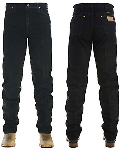Wrangler Mens Cowboy Cut Original Fit Jeans (13MWZWK) Shadow Black