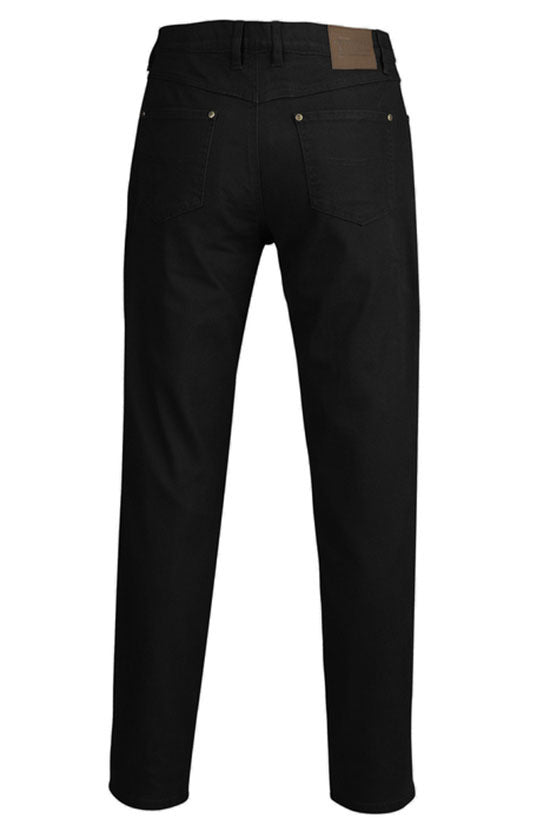 Ritemate Mens Pilbara Cotton Stretch Jeans (RMPC014) Black [GD]