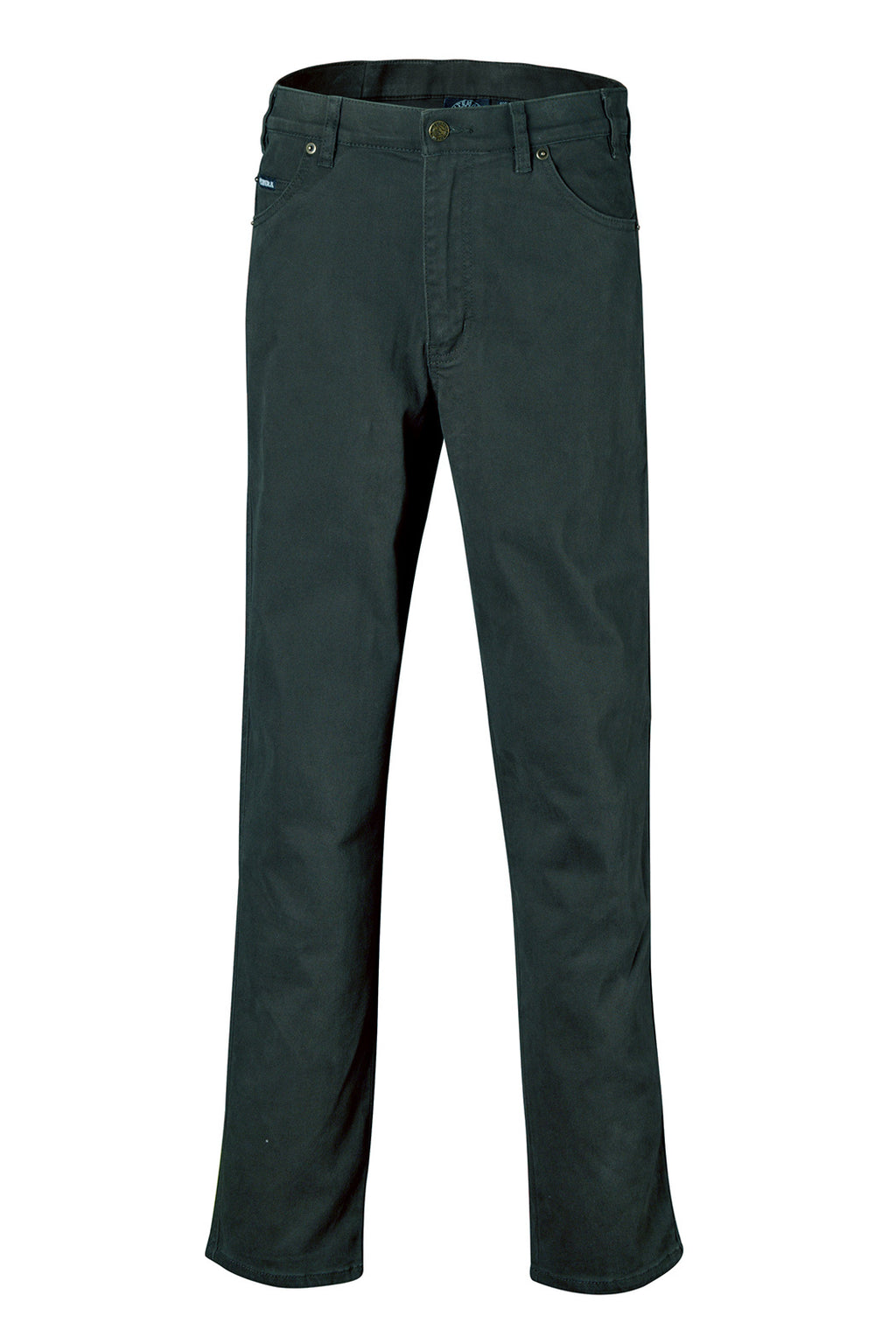 Ritemate Mens Pilbara Cotton Stretch Jeans (RMPC014) Moss