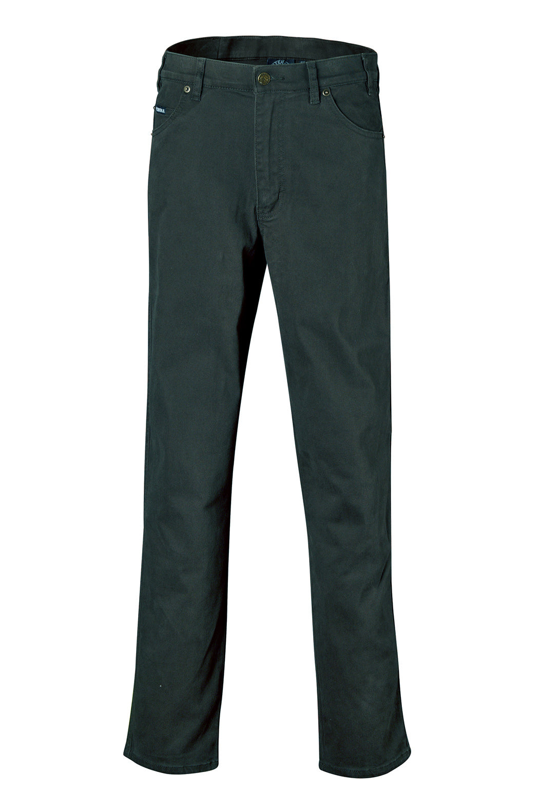 Ritemate Mens Pilbara Cotton Stretch Jeans (RMPC014) Moss