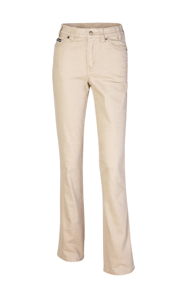 Ritemate Womens Pilbara Cotton Stretch Jeans (RMPC015) Wheat