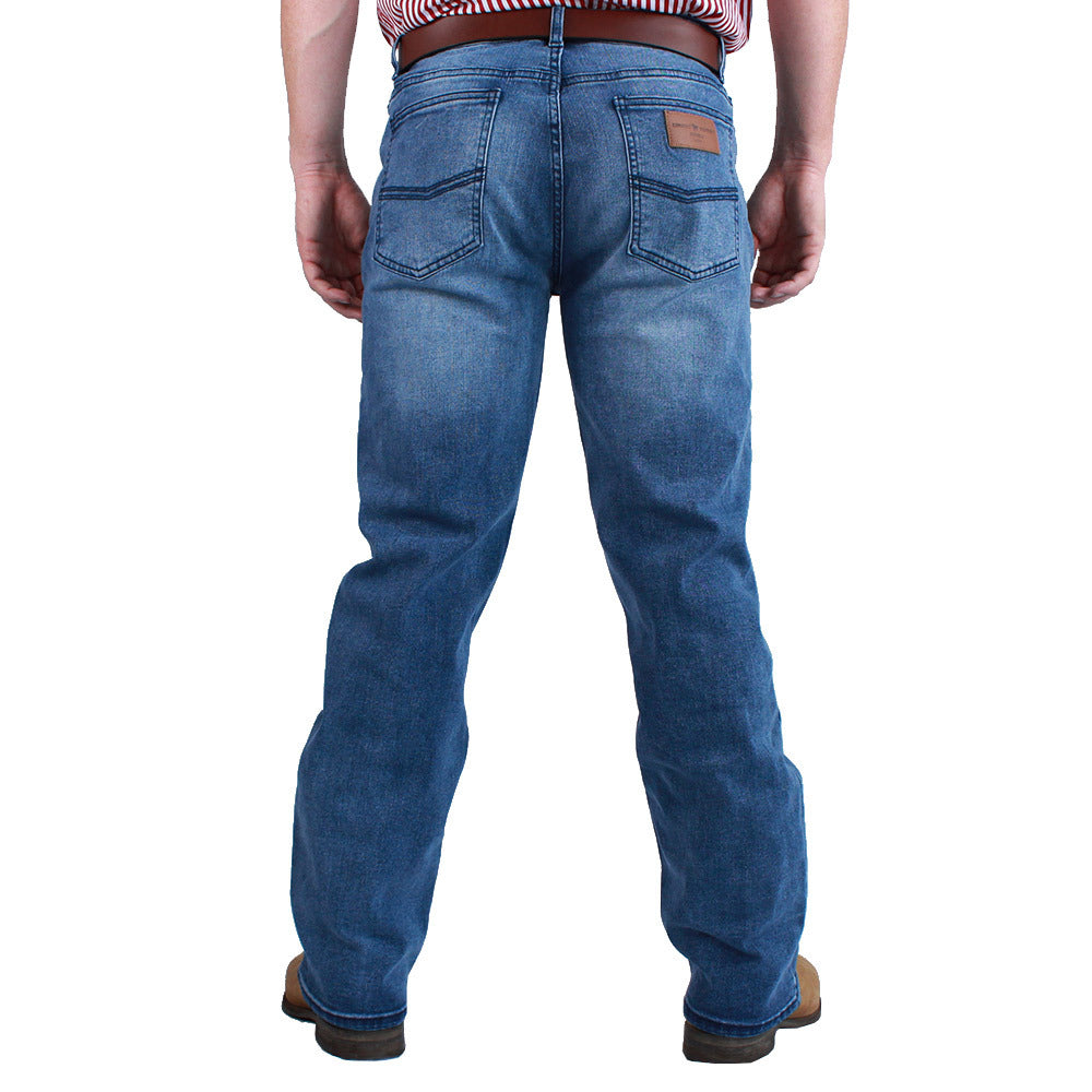 Ringers Western Mens Sturt Classic Fit Jean Relaxed Leg (117108001) Light Blue  [GD]