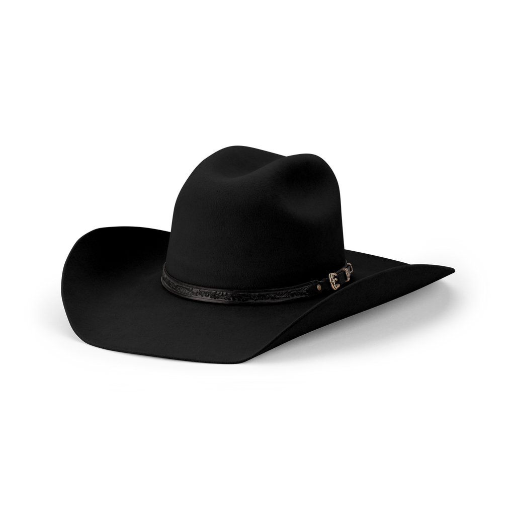 Avenel Hats The Reiner - 7X Mexican Western Hat (22158) Bitumen