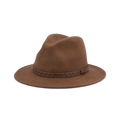 Avenel Hats Johnny Australian Wool Felt Safarai Hat (DF47) Pecan