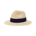Avenel Hats Mens Lucca Braided Safari Hat (21022) Natural/Navy