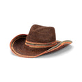 Avenel Hats Womens Driftwood Crochet Shapeable Western Hat (61823) Chocolate
