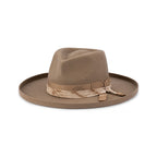 Avenel Hats Phoenix Turned Edge Teardrop Crown Hat (21897) Putty [SD]